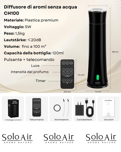 Diffusore di Fragranze CH100 Nero