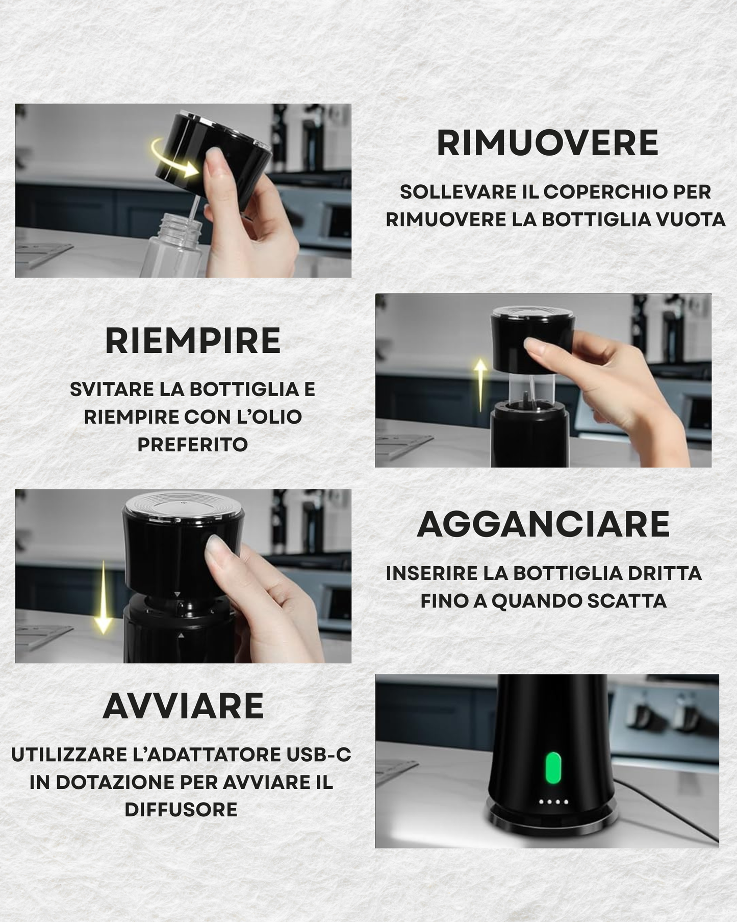 Diffusore di Fragranze CH100 Bianco